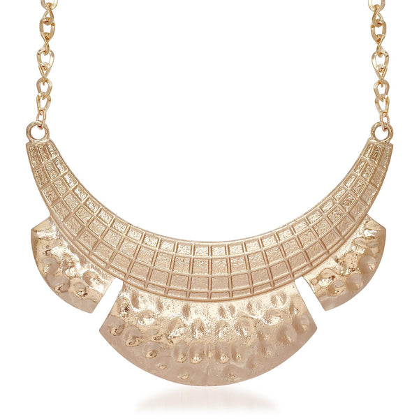 Jeweljunk Gold Plated  Statement Necklace - 1105404