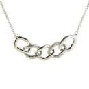 Jeweljunk Silver Plated  Statement Necklace - 1105416