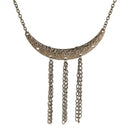 Tip Top Fashions Rhodium Plated Statement Necklace - 1105419