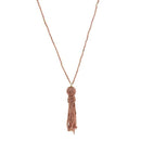 Urthn Gold Plated Beads Statement Necklace - 1105916C
