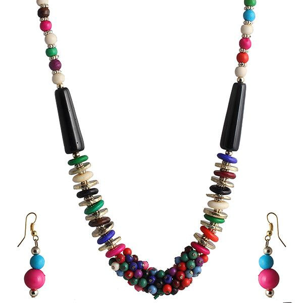 Beadside Multicolor Beads Necklace Set - 1105927B