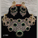 Jain Jewellers American Diamond Necklace Set - 11061590