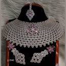 Jain Jewellers American Diamond Necklace Set - 11061594