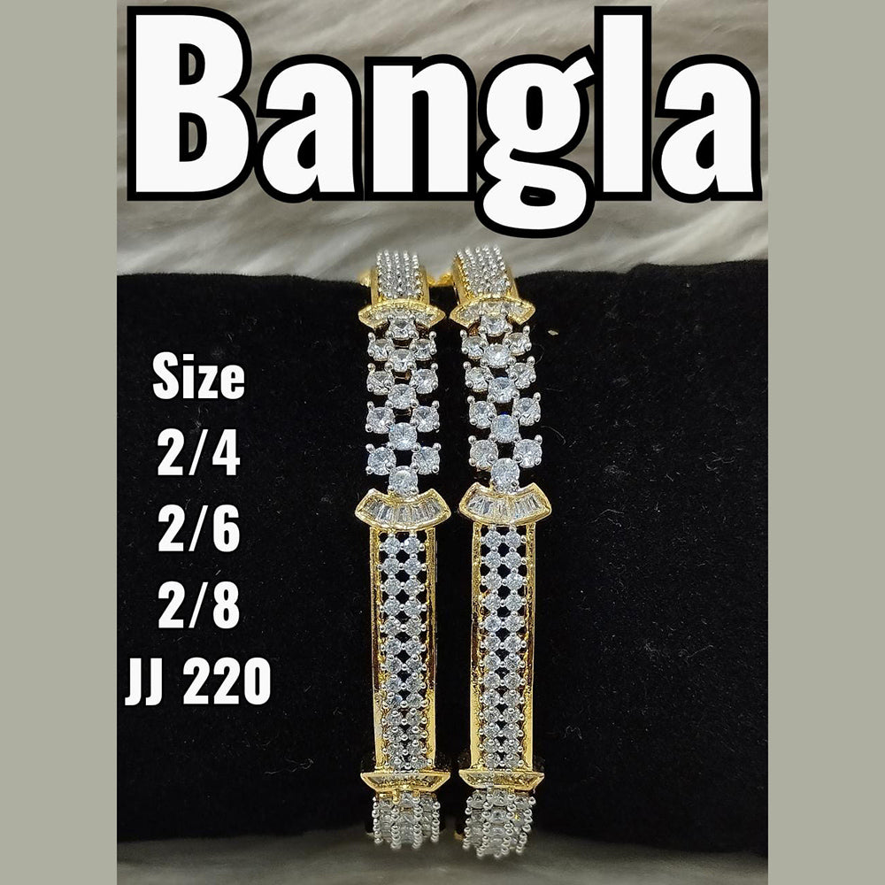 Jain Jewellers AD Stone Bangle Set