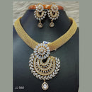 Jain Jewellers American Diamond Necklace Set - 11061703