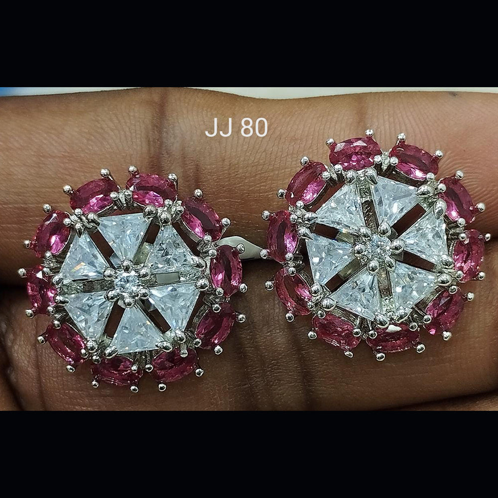 Jain Jewellers Ad Stone Dangler Earrings- 11061732