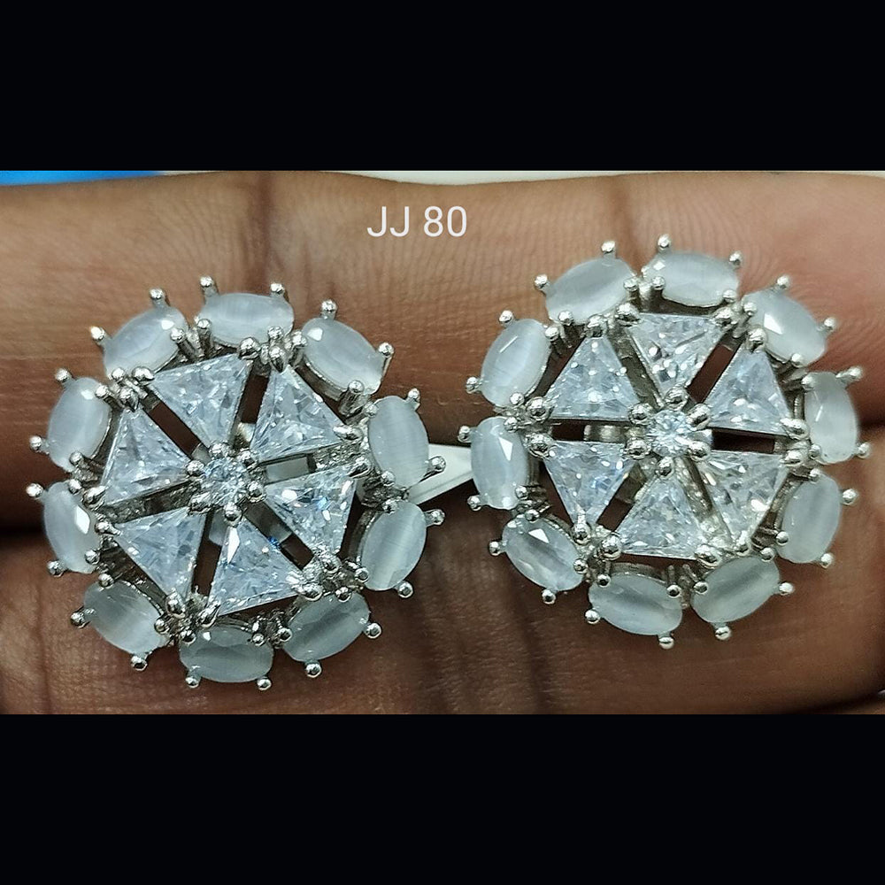 Jain Jewellers Ad Stone Dangler Earrings- 11061732