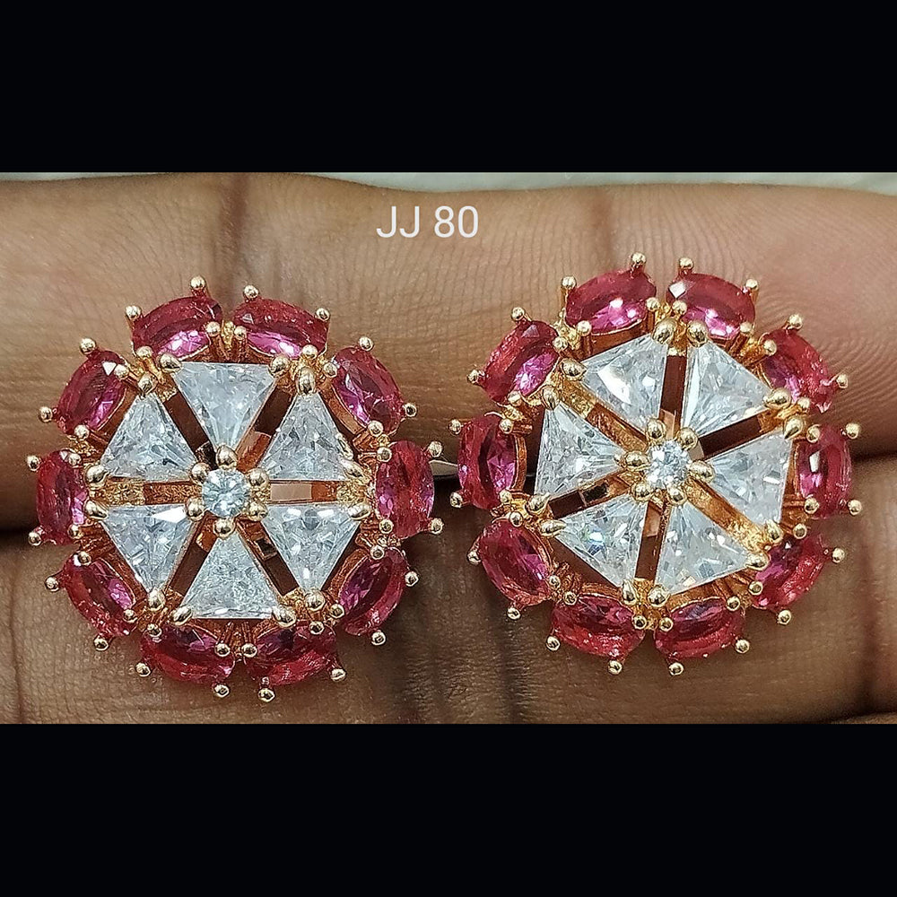 Jain Jewellers Ad Stone Dangler Earrings- 11061733