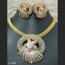 Jain Jewellers American Diamond Necklace Set - 11061775