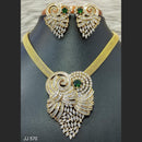 Jain Jewellers American Diamond Necklace Set - 11061776