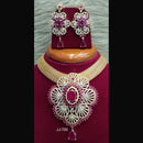 Jain Jewellers American Diamond Jewellery Necklace Set