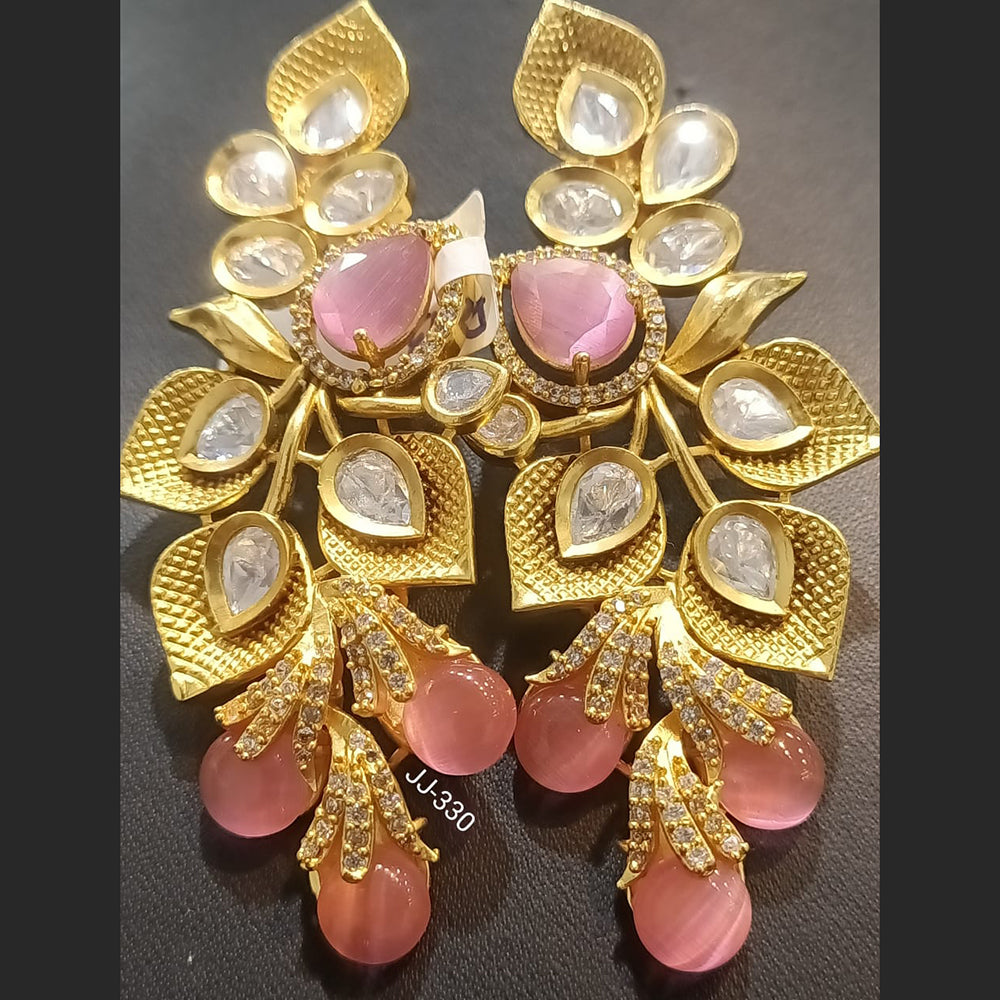 Jain Jewellers Ad Stone Dangler Earrings