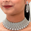 Jain Jewellers American Diamond Jewellery Necklace Set - 11061906
