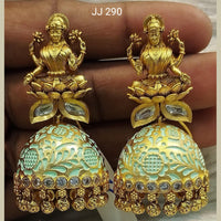 Jain Jewellers Kundan Stone Jhumkis Earrings