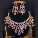 Jain Jewellers American Diamond Jewellery Necklace Set