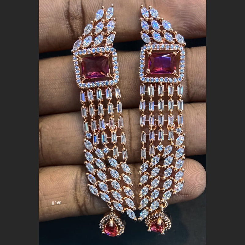 Jain Jewellers Ad Stone Dangler Earrings