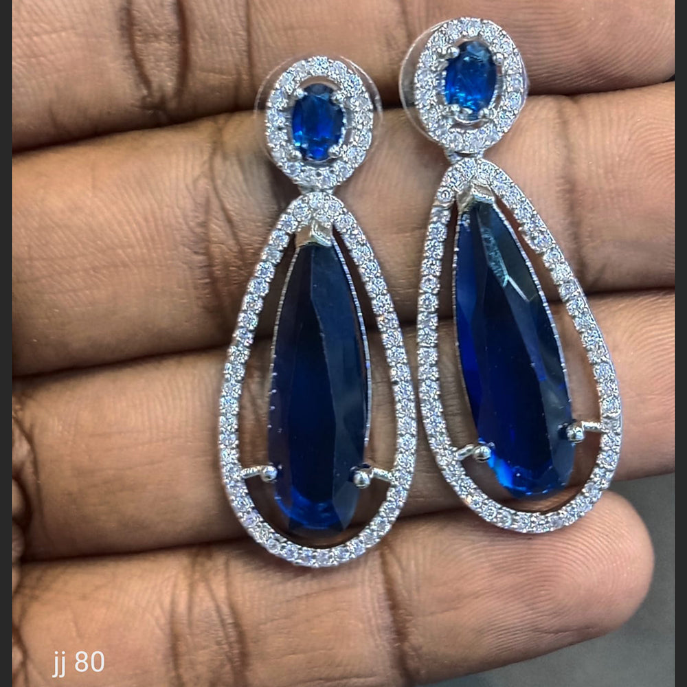 Jain Jewellers Ad Stone Dangler Earrings