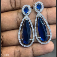 Jain Jewellers Ad Stone Dangler Earrings