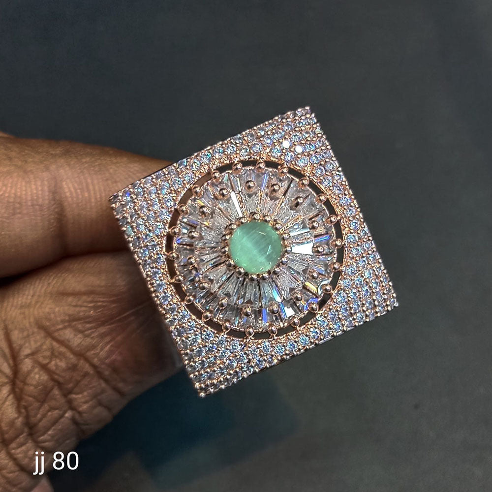 Jain Jewellers Ad Stone Adjustable Ring