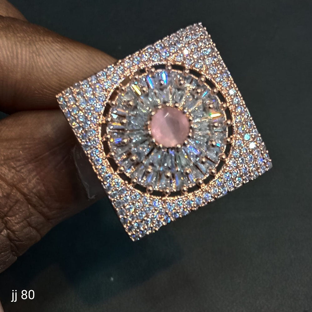 Jain Jewellers Ad Stone Adjustable Ring