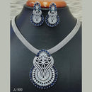 Jain Jewellers American Diamond Necklace Set - 11062026