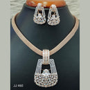 Jain Jewellers American Diamond Necklace Set - 11062034