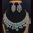 Jain Jewellers American Diamond Necklace Set