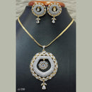 Jain Jewellers Ad Stone Pendant Set - 11062165