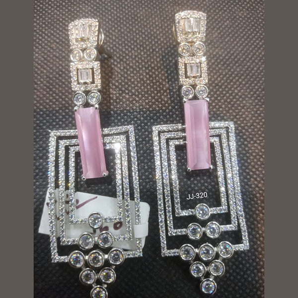 Jain Jewellers Ad Stone Dangler Earrings - 11062209