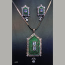 Jain Jewellers American Diamond Pendant Set - 11062317