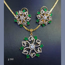 Jain Jewellers American Diamond Pendant Set
