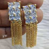 Jain Jewellers Ad Stone Dangler Earrings - 11062621