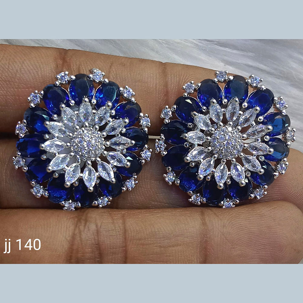 Jain Jewellers Ad Stone Stud Earrings  - 11062669