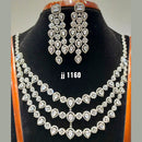 Jain Jewellers American Diamond Necklace Set - 11062735