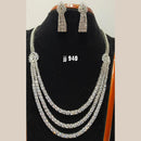 Jain Jewellers American Diamond Necklace Set - 11062747