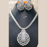Jain Jewellers American Diamond Pendant Set - 11062760
