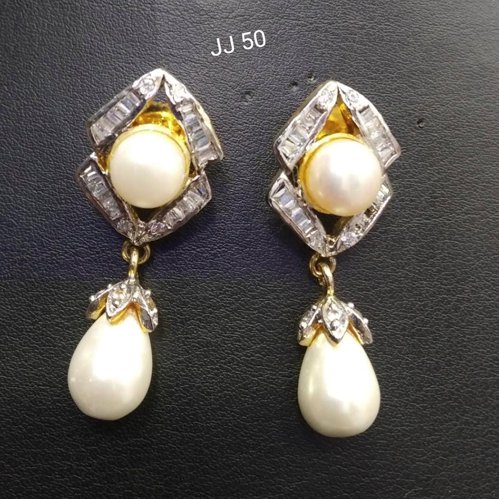 Jain Jewellers Ad Stone Dangler Earrings - 11062794