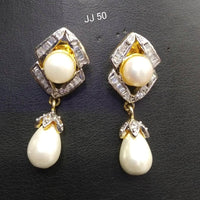 Jain Jewellers Ad Stone Dangler Earrings - 11062794