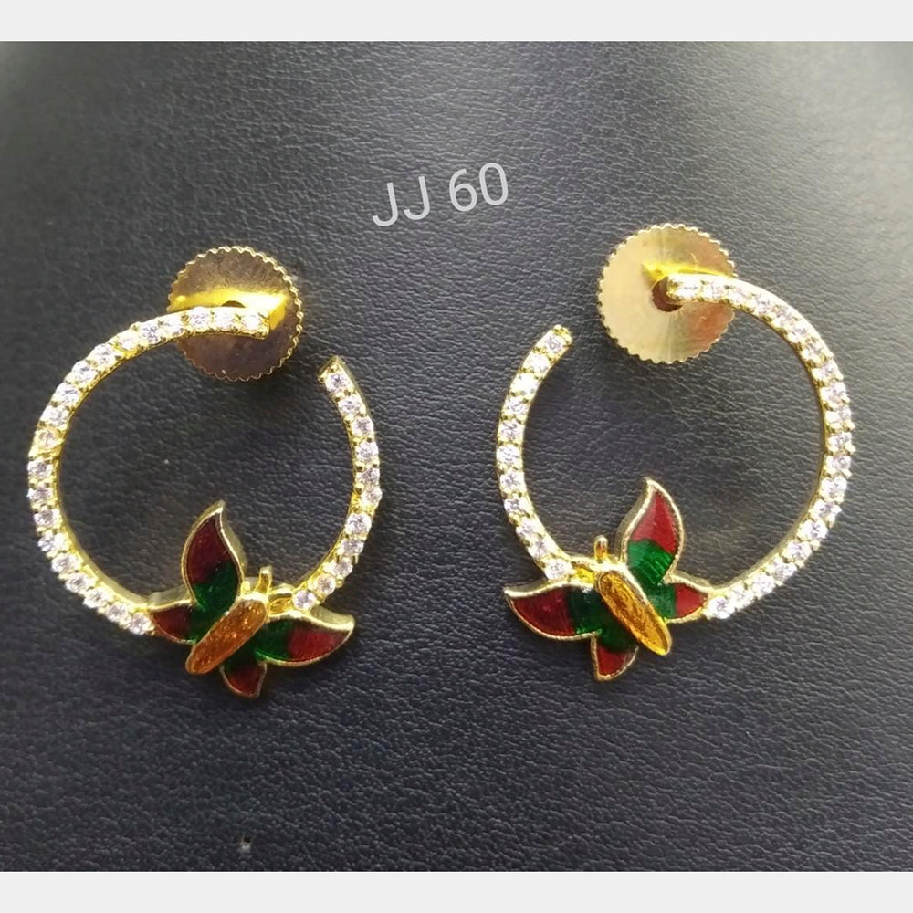 Jain Jewellers Ad Stone Dangler Earrings - 11062811