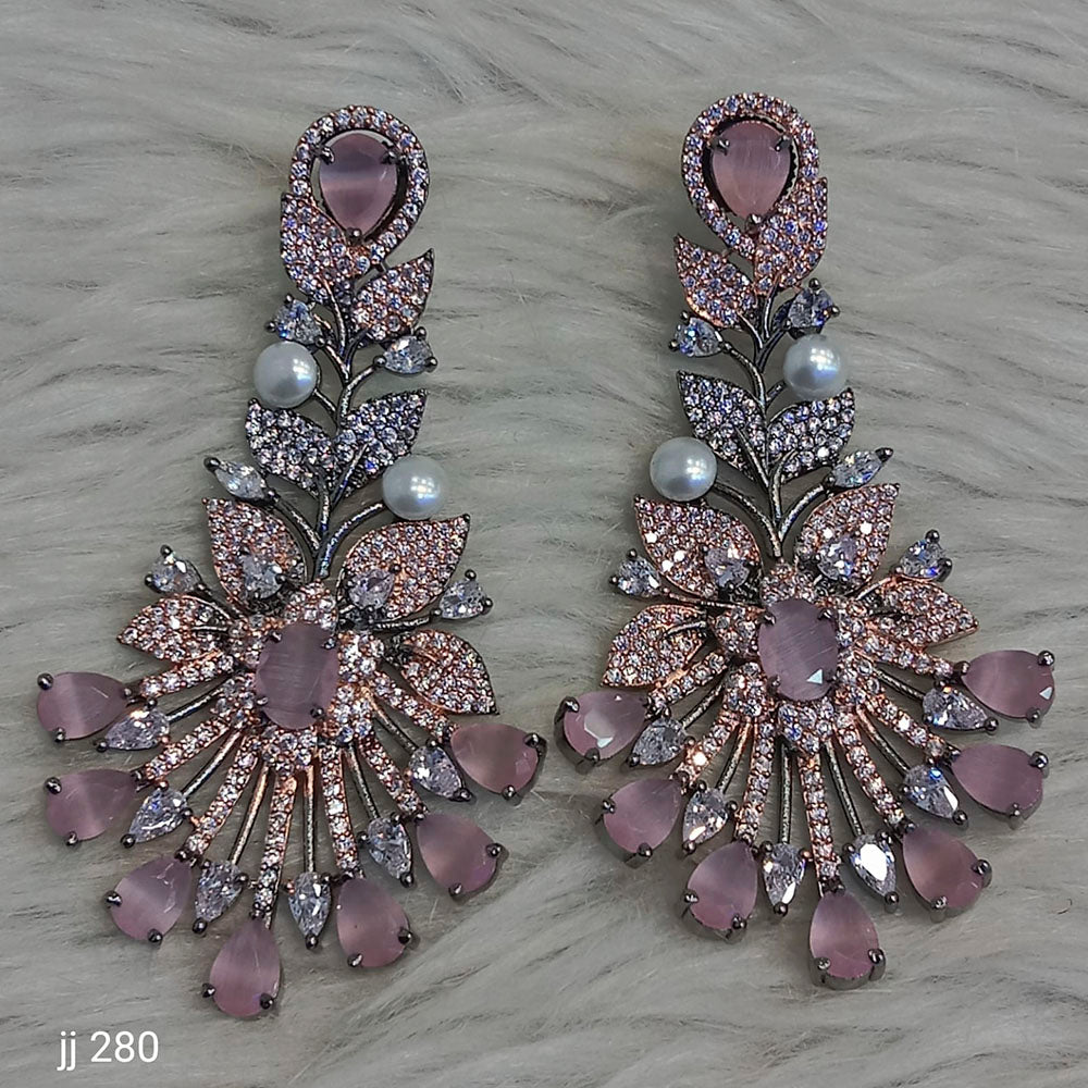 Jain Jewellers Ad Stone Dangler  Earrings