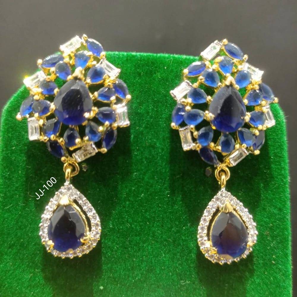 Jain Jewellers Ad Stone Dangler Earrings