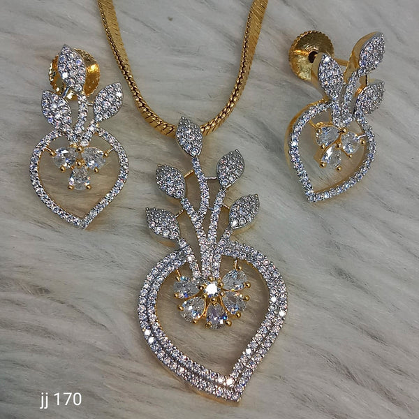 Jain Jewellers Ad Stone Pendant Set