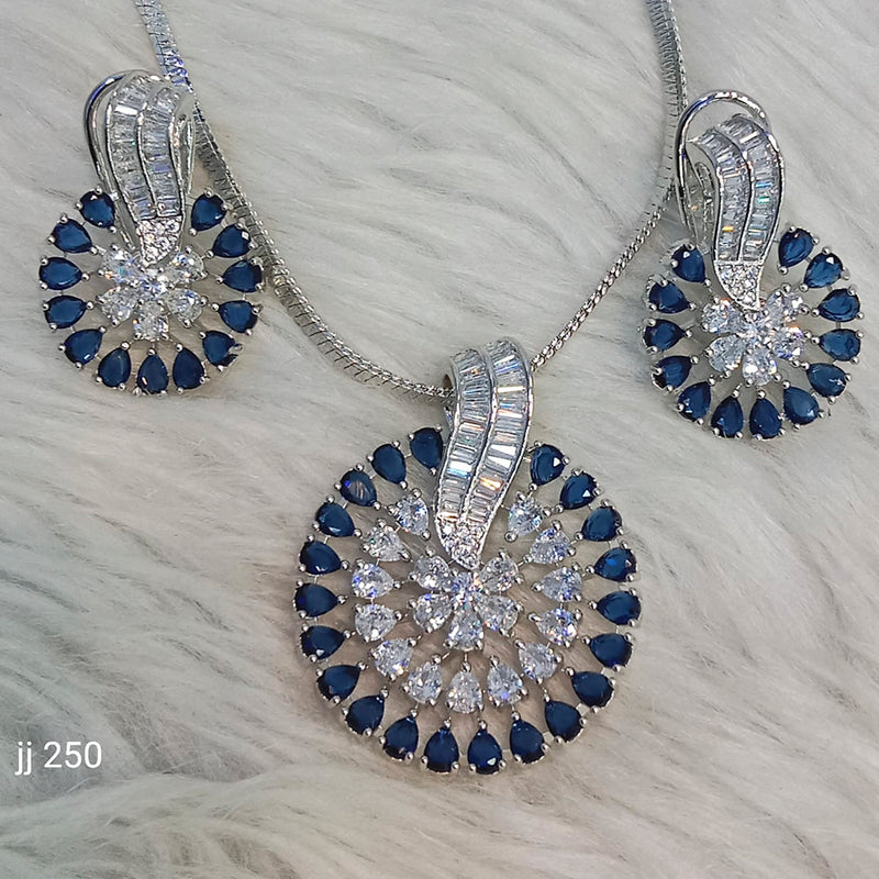 Jain Jewellers Ad Stone Pendant Set