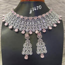 Jain Jewellers American Diamond Jewellery Necklace Set