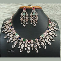 Jain Jewellers AD Stone Necklace Set