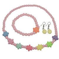 Cuteens Multicolour Beads Necklace Set With Bracelet - 1106707