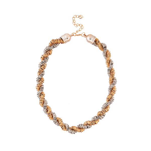 Urthn 2 Tone Plated Statement Necklace - 1107026