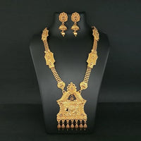 Amina Creation Elephant Design Haram Necklace Set