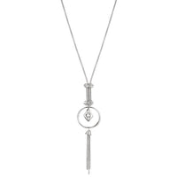 Urthn Silver Plated Austrian Stone Statement Necklace - 1108823C