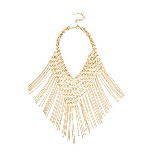 Urthn Gold Plated Statement Necklace - 1109201A